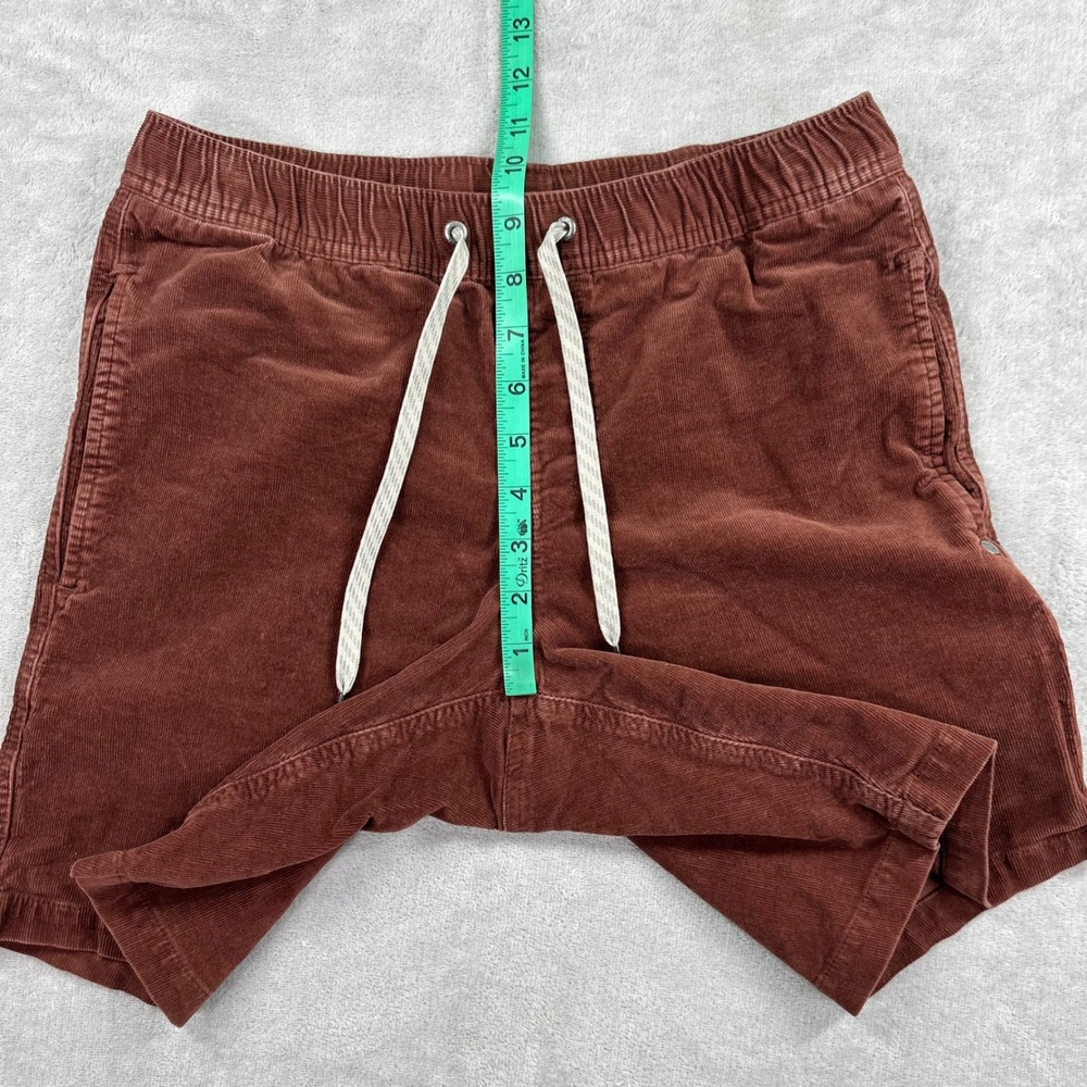 Vuori Optimist Corduroy Shorts Mens Small Mahogany Brown V385 Preppy Casual Cord - Picture 7 of 8